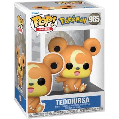 Pokémon - Teddiursa vinylfigur 985 - Funko Pop! - Funko Shop Europe