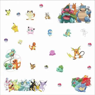 RoomMates Roommates - Pokemon Favorites Wallstickers