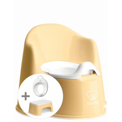 BabyBjörn Potträningskit - Blekgul/Vit