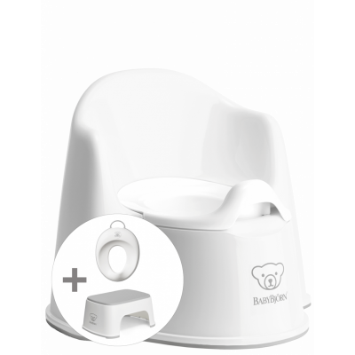 BabyBjörn - Potträningskit - Vit/Grå