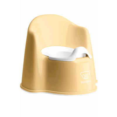 BabyBjörn Pottstol - Blekgul/Vit