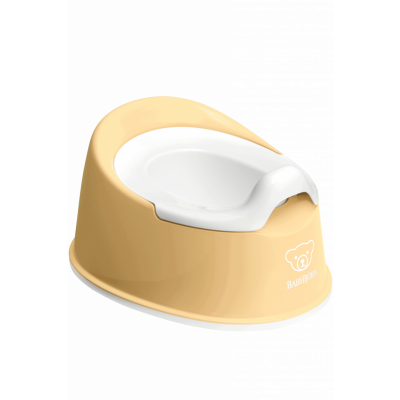 BabyBjörn Smart Potta - Blekgul/Vit