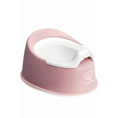 BabyBjörn - Smart Potta - Blekrosa/Vit