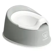 Babybjörn smart potta, grå/vit