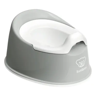 Babybjörn smart potta, grå/vit