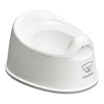 Babybjörn smart potta, vit/grå