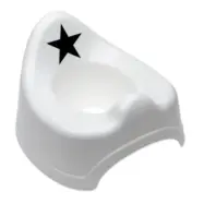 Kaxholmen potta vit stjärna