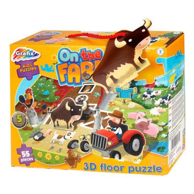 3D Golvpussel On The Farm