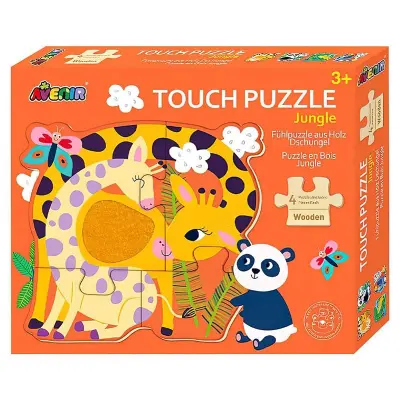 Avenir pussel 4-i-1, djungel