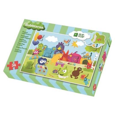Babblarna flip-flap-pussel