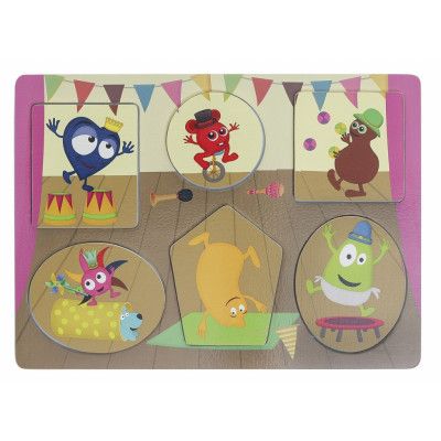 Babblarna Känslopussel Formpussel 6 bitar - Babblarna -  Leksaksaffären