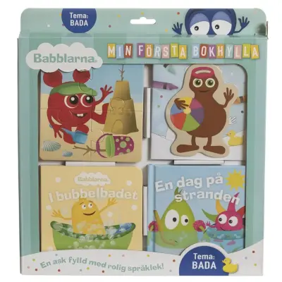 Babblarna Min första bokhylla Bada - Babblarna -  Leksaksaffären