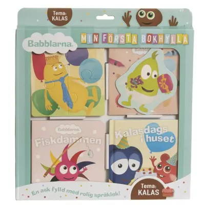Babblarna Min första bokhylla Kalas - Babblarna -  Leksaksaffären