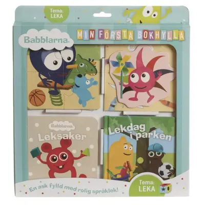 Babblarna Min första bokhylla Leka - Babblarna -  Leksaksaffären
