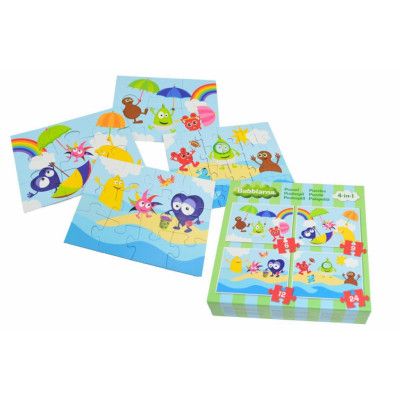 Babblarna Pussel 4 i 1