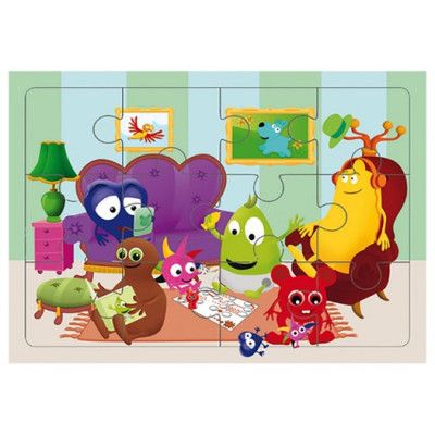 Babblarna pussel vardagsrum, 12 bitar