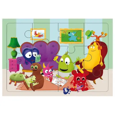Babblarna pussel vardagsrum, 12 bitar