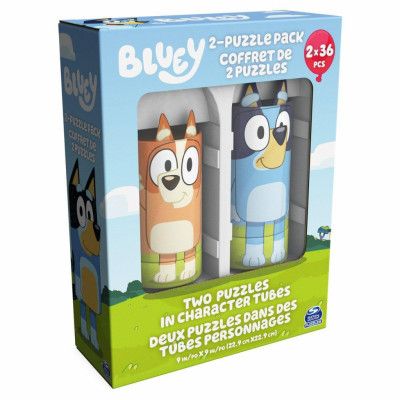 Bluey Pusseltub Pussel 36 bitar 2-pack