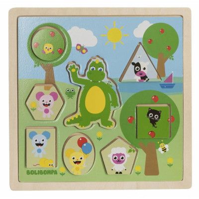 Bolibompa Formpussel 2 i 1 Sommar&Vinter 8 bitar - Bolibompa -  Leksaksaffären