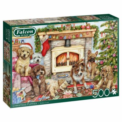 Christmas Puppies Pussel 500 bitar 11310 - Jumbo -  Leksaksaffären