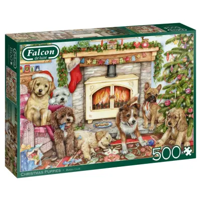 Christmas Puppies Pussel 500 bitar 11310 - Jumbo -  Leksaksaffären