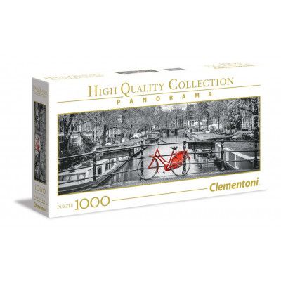 Clementoni Amsterdam Bicycle Panorama Pussel 1000 bitar 3944