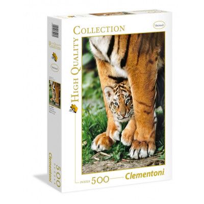 Clementoni Bengal Tiger Cub Pussel 500 bitar 35046 - Clementoni -  Leksaksaffären