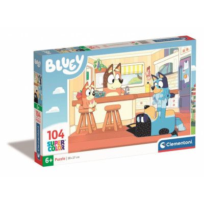 Clementoni Bluey Pussel 104 bitar - Bluey -  Leksaksaffären
