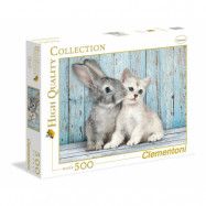 Clementoni Cat & Bunny Pussel 500 bitar 35004