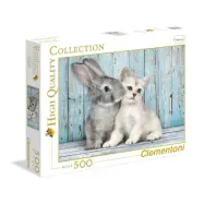 Clementoni Cat & Bunny Pussel 500 bitar 35004