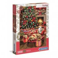 Clementoni Christmas by the fire Pussel 1000 bitar 39580
