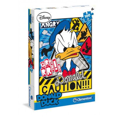 Clementoni Donald Duck Pussel 100 bitar 78287