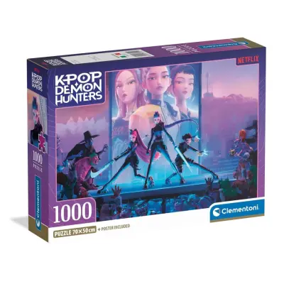Clementoni K-pop Demon Hunters Pussel 1000 bitar - K-Pop Demon Hunters -  Leksaksaffären