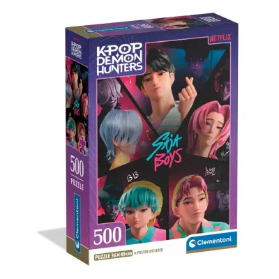 Clementoni K-pop Demon Hunters Saja Boys Pussel 500 bitar - K-Pop Demon Hunters -  Leksaksaffären