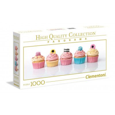 Clementoni Liquorice Cupcakes Panorama Pussel 1000 bitar 394