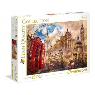 Clementoni Pussel Vintage London 1500 bitar 31807