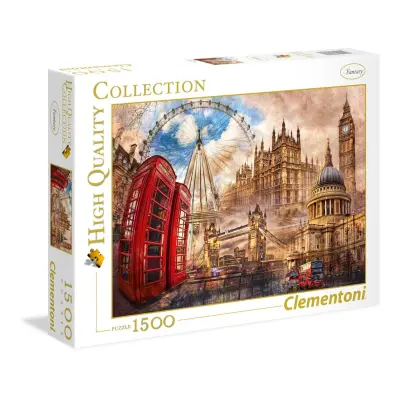 Clementoni Pussel Vintage London 1500 bitar 31807