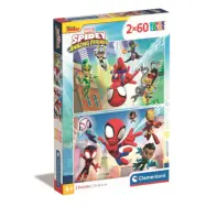 Clementoni Spidey Pussel 2x60 bitar - Spidey and His Amazing Friends -  Leksaksaffären