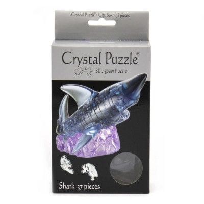 Crystal Puzzle 3D Haj 37 bitar - Leksaksaffären -  Leksaksaffären