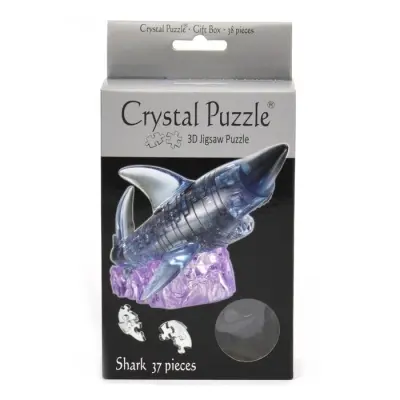 Crystal Puzzle 3D Haj 37 bitar - Leksaksaffären -  Leksaksaffären