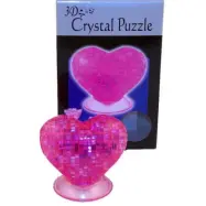 Crystal Puzzle 3D Hjärta 46 bitar - Leksaksaffären -  Leksaksaffären