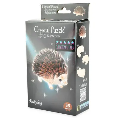 Crystal Puzzle 3D Igelkott 55 bitar - Leksaksaffären -  Leksaksaffären