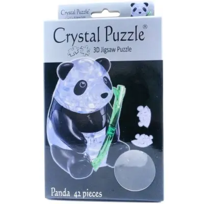 Crystal Puzzle 3D Panda 42 bitar - Leksaksaffären -  Leksaksaffären
