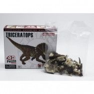 Dinosaurie Triceratops 4D-Pussel 24 delar