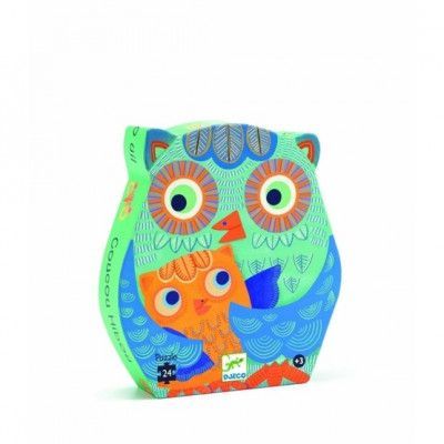 Djeco - Hello Owl - 24 Pcs
