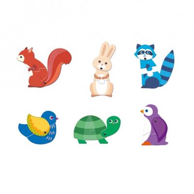 Djeco - Pussel - Articulo Animals
