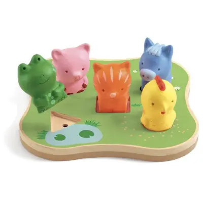 Djeco - Pussel - Caconimo 5 Delar