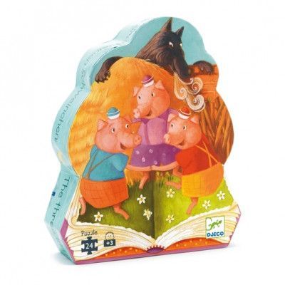 Djeco - Pussel - De Tre Små Grisarna