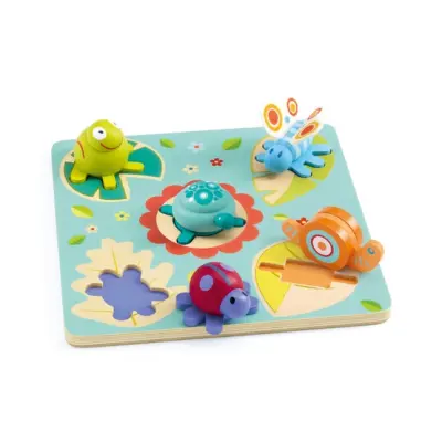 Djeco - Pussel För De Minsta Med Djurmotiv