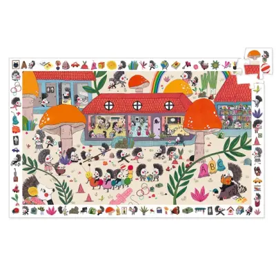 Djeco - Pussel - Hedgehog, 35 pcs